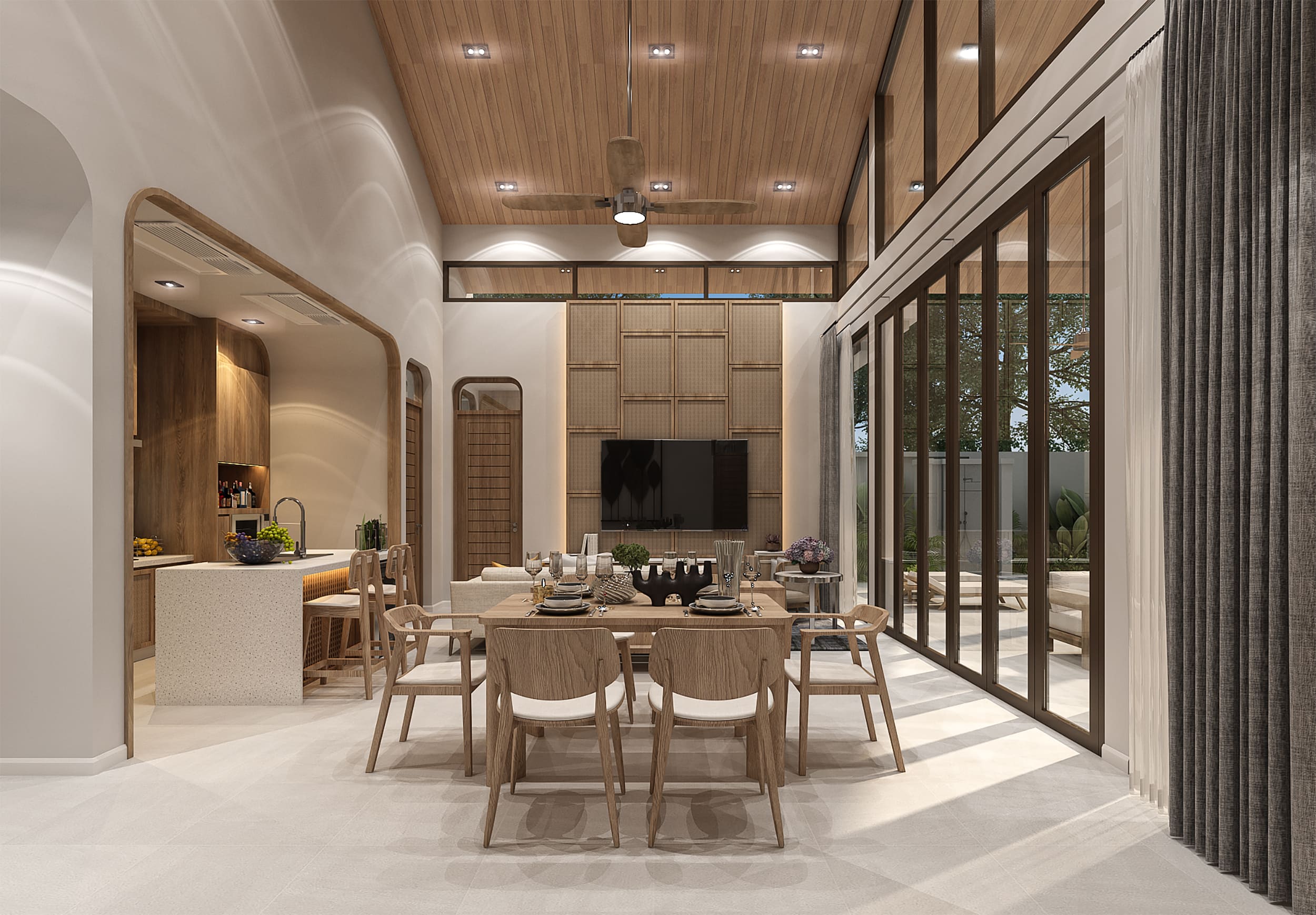 Dining & Living area