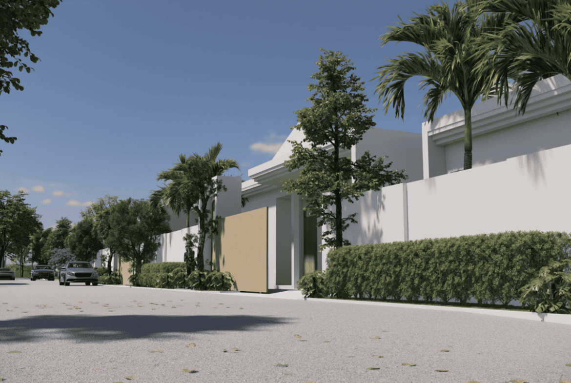 Front Villa & Common Road
