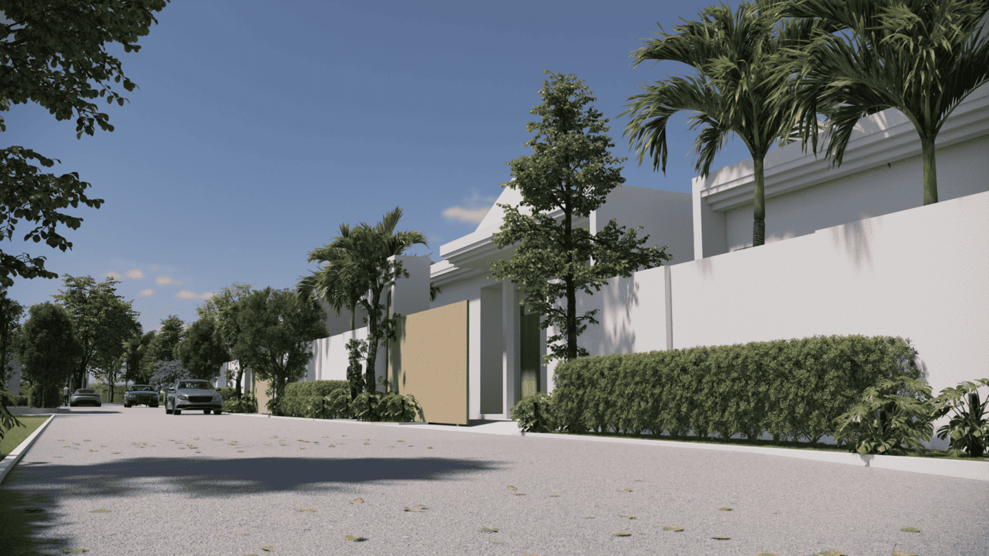 Front Villa & Common Road