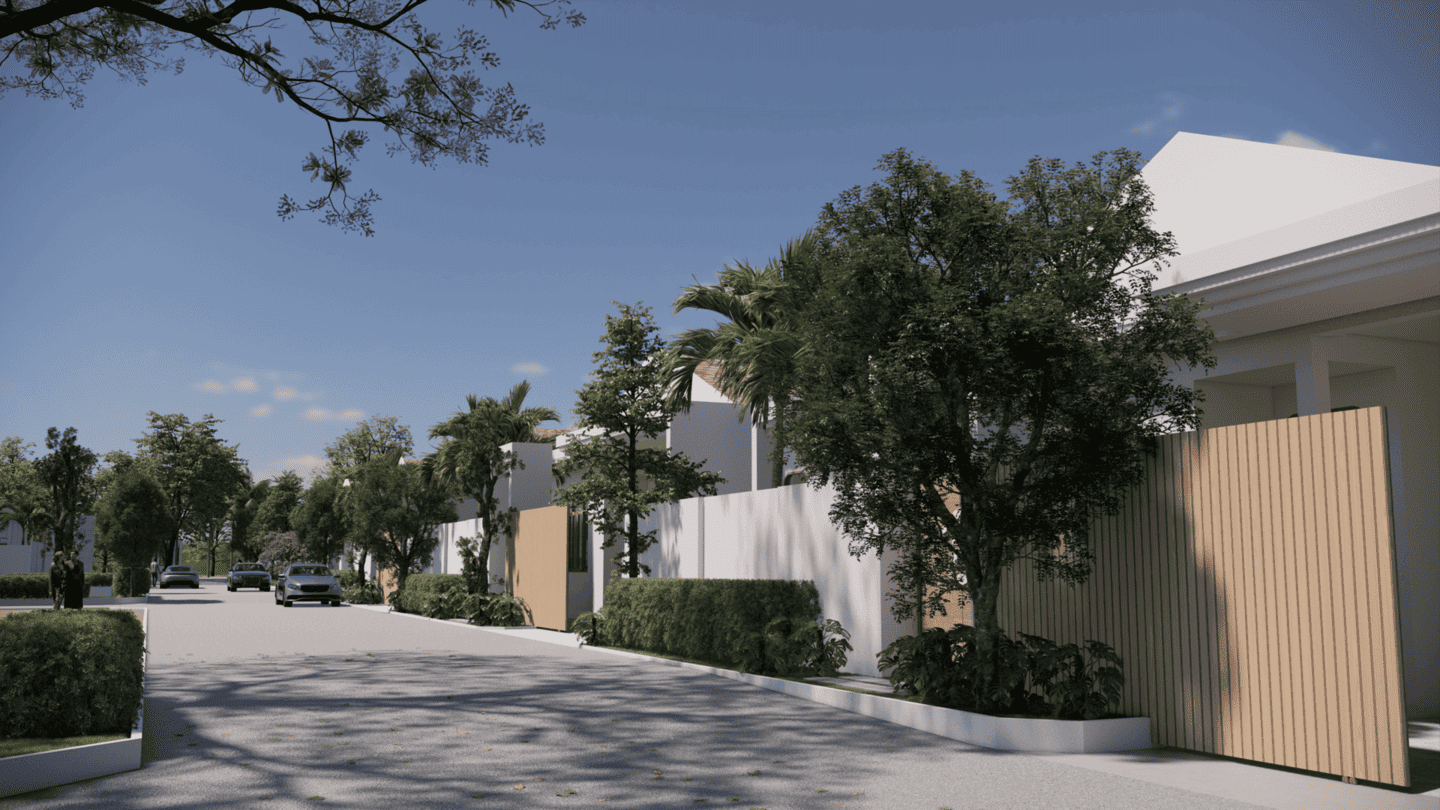 Front Villa & Common Road