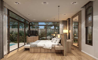 Rungtiva Private Pool Villas For Sale In Phuket Master Bedroom