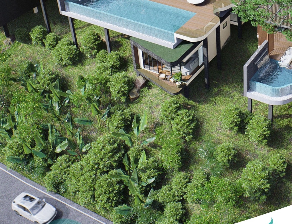 Sinae Residence for Sale in Phuket Bird's-eye view