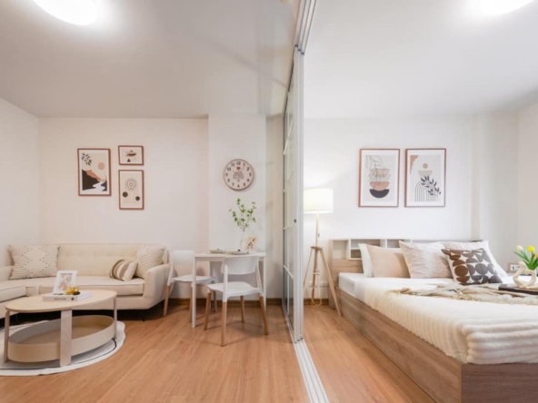 Supalai Cute Ratchayothin - PHAHOLOTHIN 34 Bedroom & Living