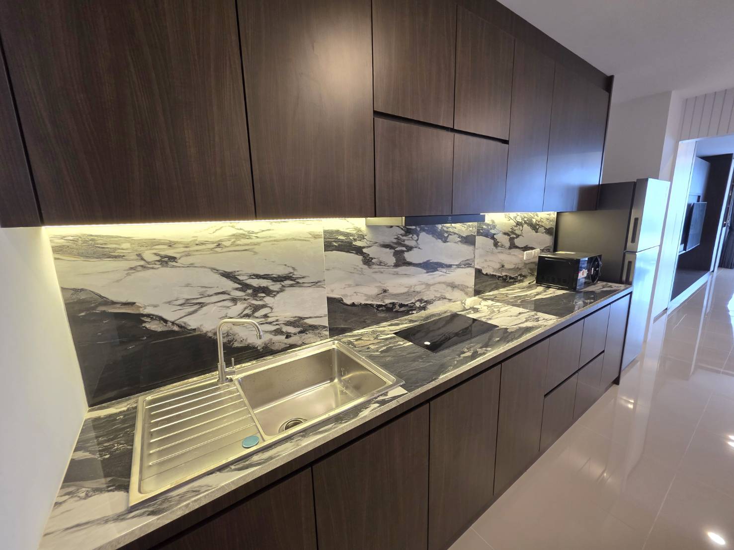 The Passion Residence Lagoon Living Kitchen Zone