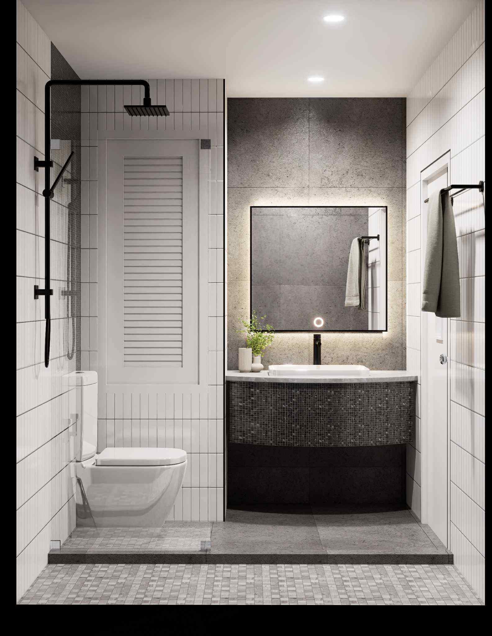 Merlin Tower Sathorn ฺBathroom