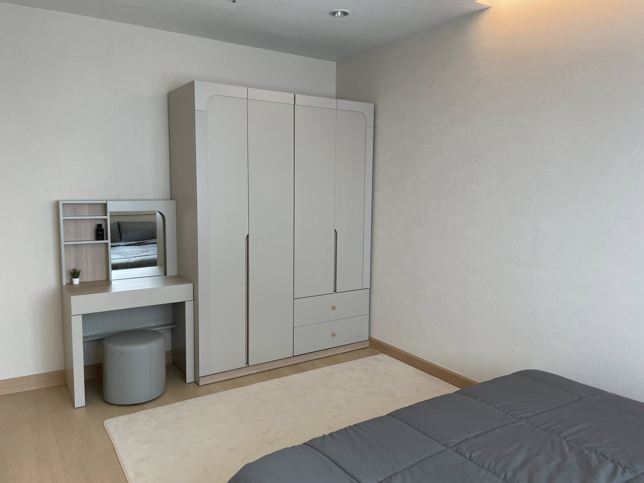 Bedroom TC Green Condominium – Modern Living in Rama 9 CBD, Bangkok